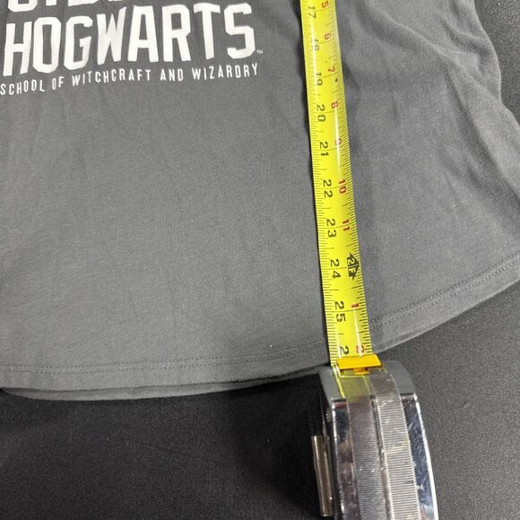 Harry Potter Shirt Hufflepuff Quidditch Womens XL 3/4 Sleeve Gray - Picture 4 of 8